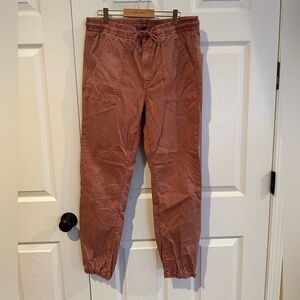 Dusty rose high wasted jegging jogger